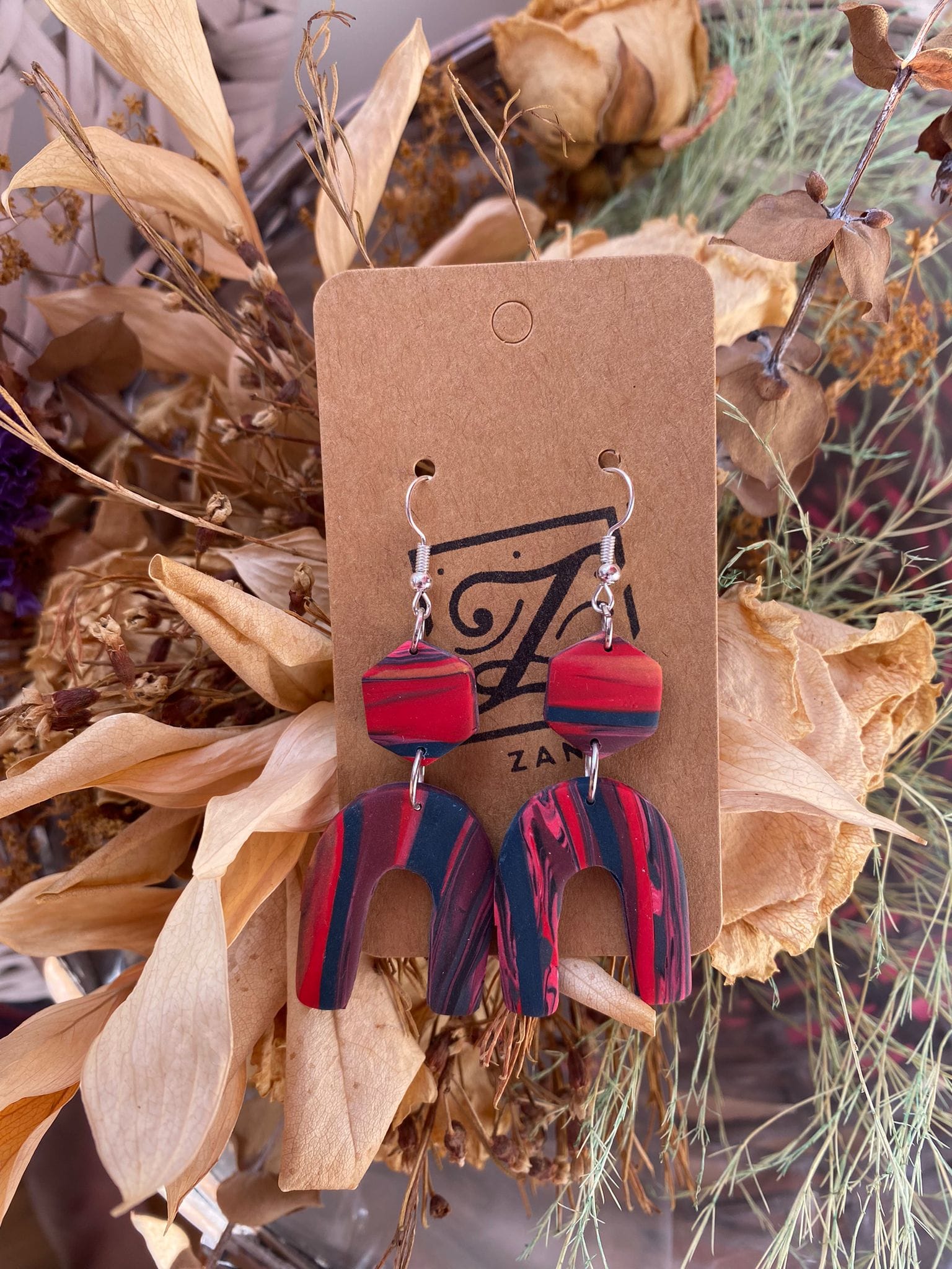 Cercei făcuți handmade din lut polimeric - Lucky Jupiter