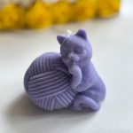 Lumânare din ceară de soia - Pisica Cozy-Ghem