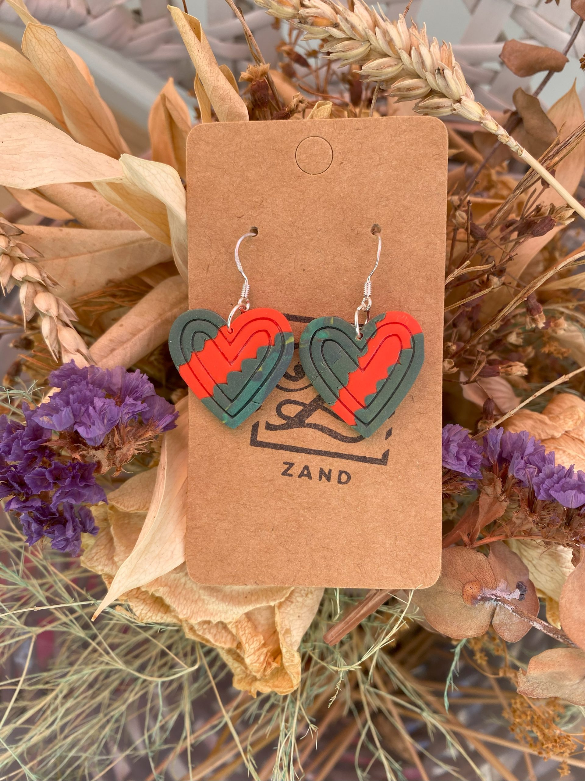 Cercei handmade din lut polimeric - Zand Crush